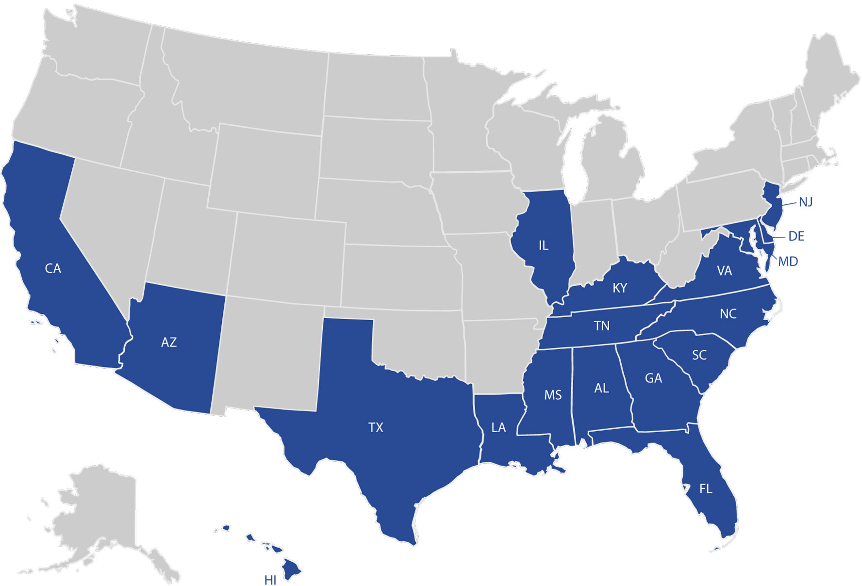 GLMC Service Area Coverage Map